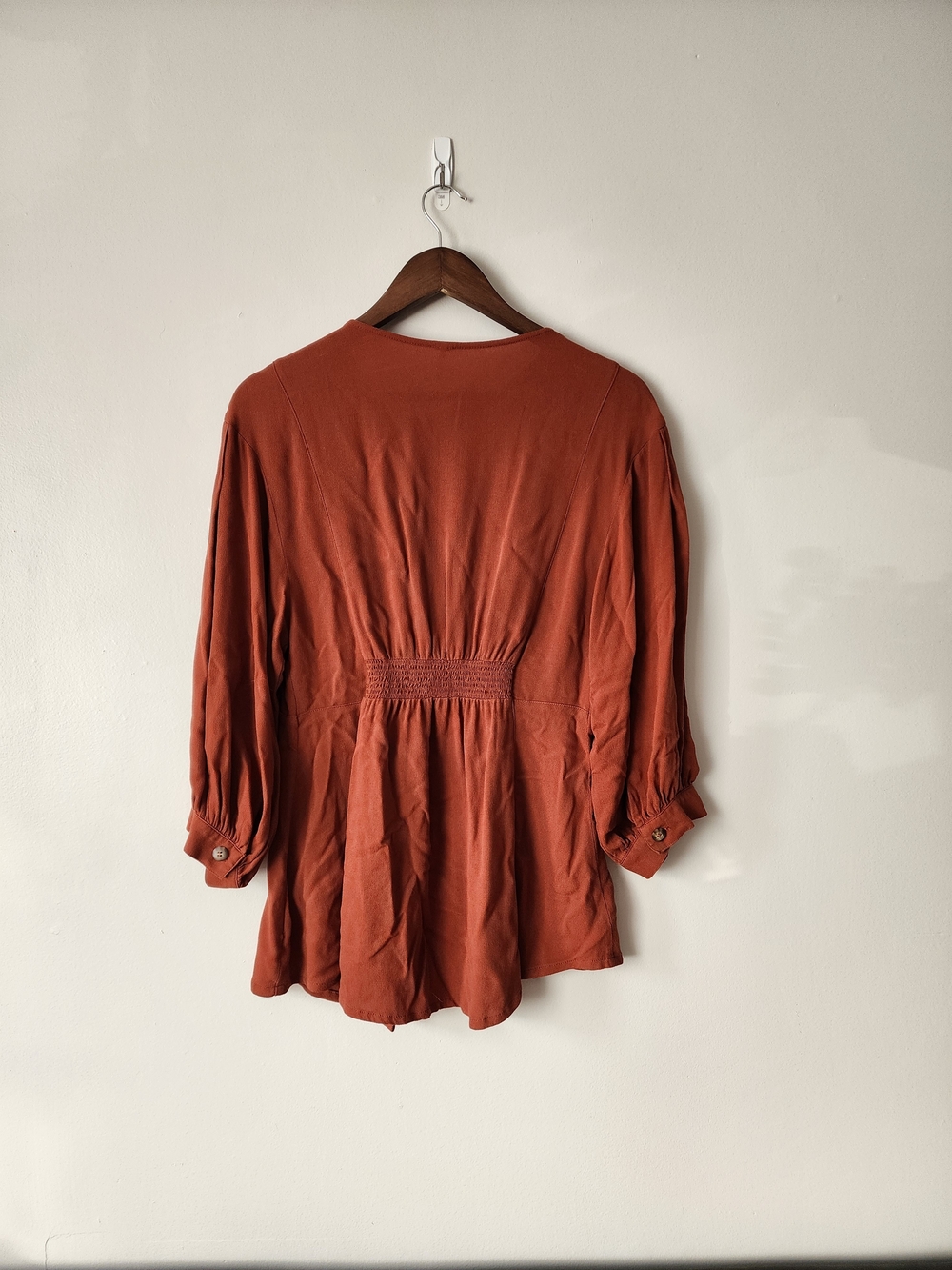 Free People Side Button Blouse - Picture 2 of 6